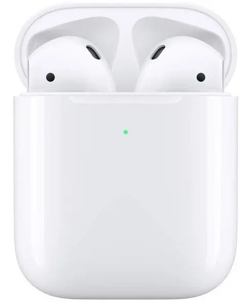Căşti Apple AirPods 2 with Wireless Charging Case, alb