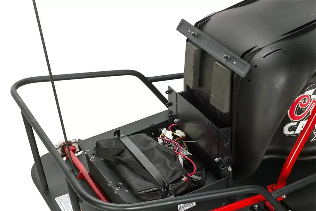 Mașină electrică Razor Ride-On Crazy Cart XL Intl, negru/roșu