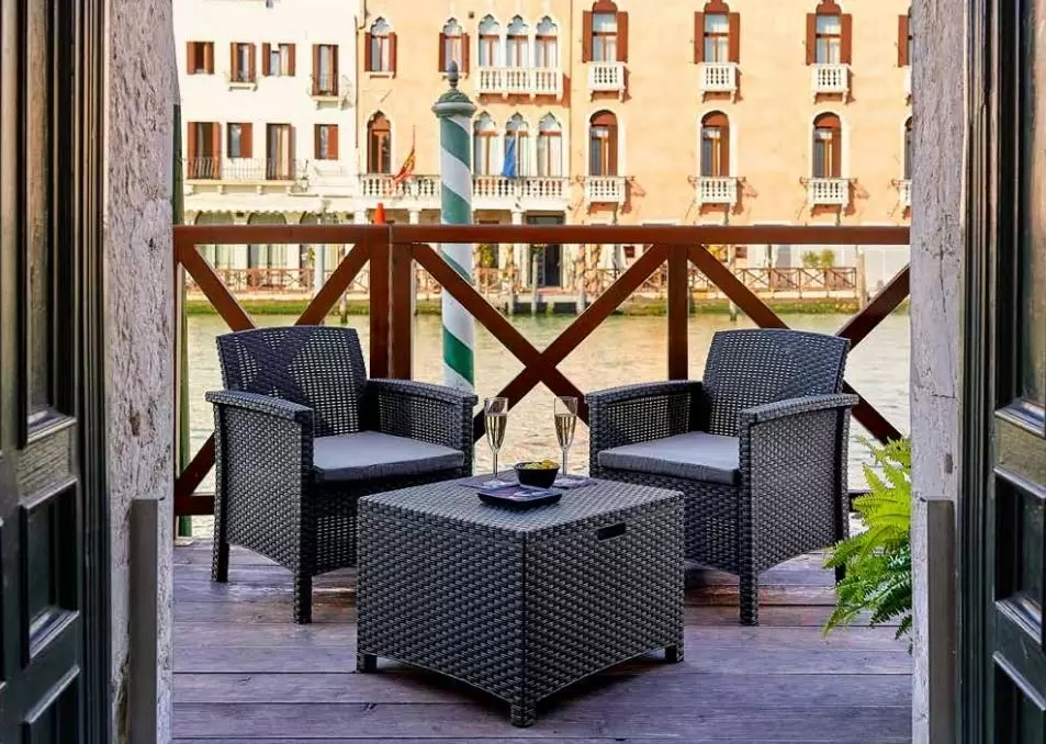 Set mobilă de grădină Bica Venezia Terrace, grafit