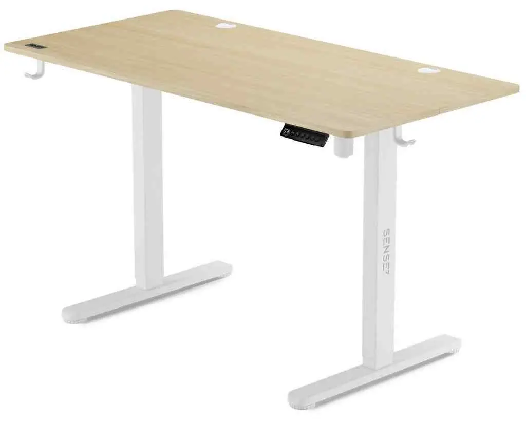 Письменный стол SENSE7 Nojo 120x60, белая сосна