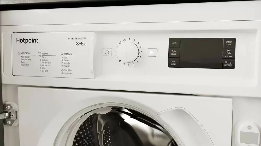 Maşină de spălat rufe încorporabilă Whirlpool BI WDHG 861485 EU, alb