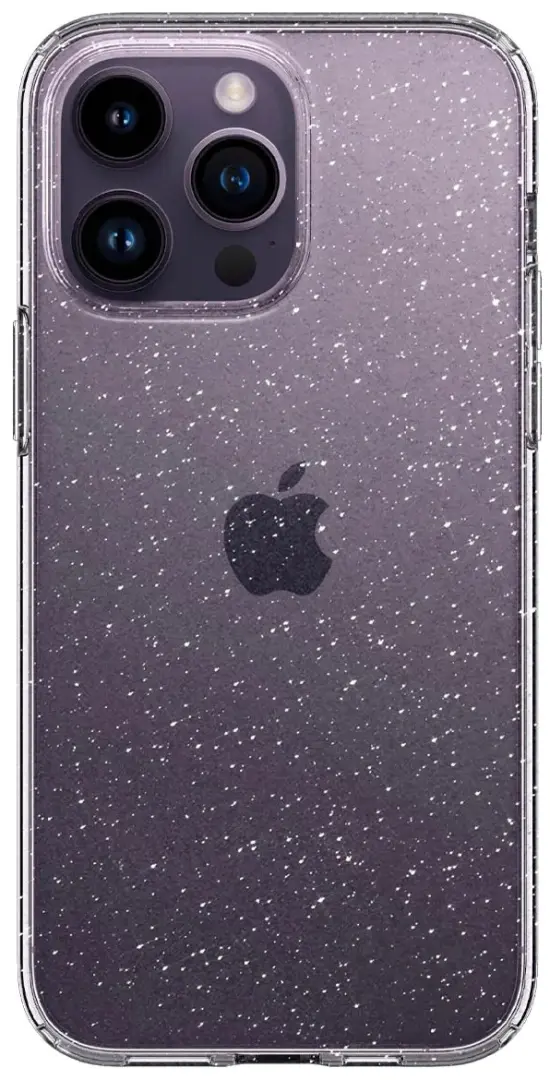 Husă de protecție Spigen iPhone 14 Pro Liquid Crystal Glitter, transparent