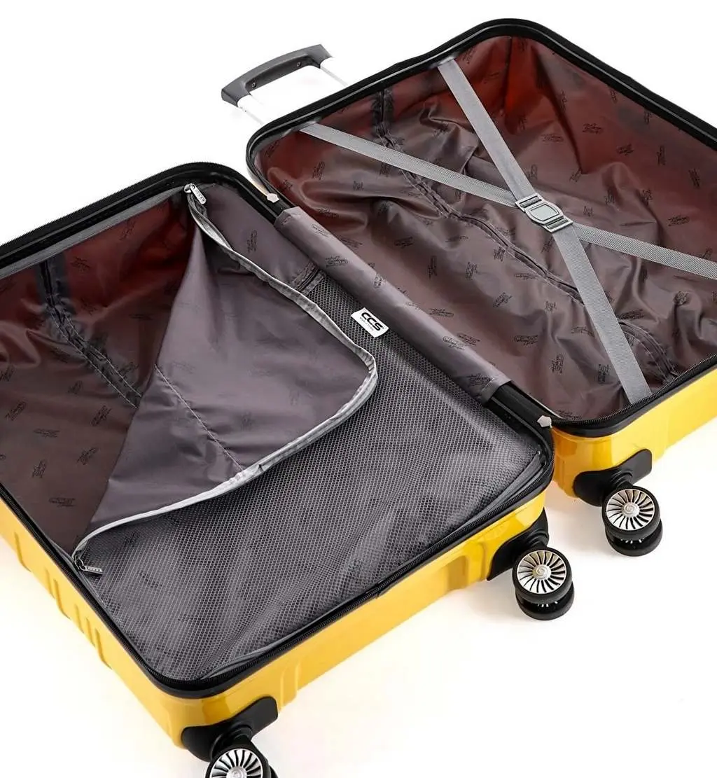 Комплект чемоданов CCS 5234 Set, желтый