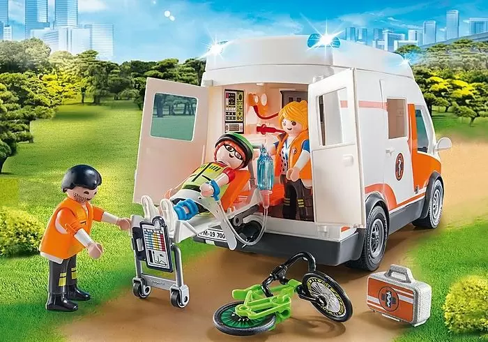 Игровой набор Playmobil City Life Ambulance with Light and Sound Multi-Coloured