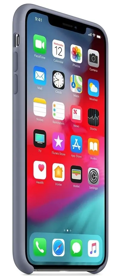 Husă de protecție Apple iPhone XS Silicone Case, gri