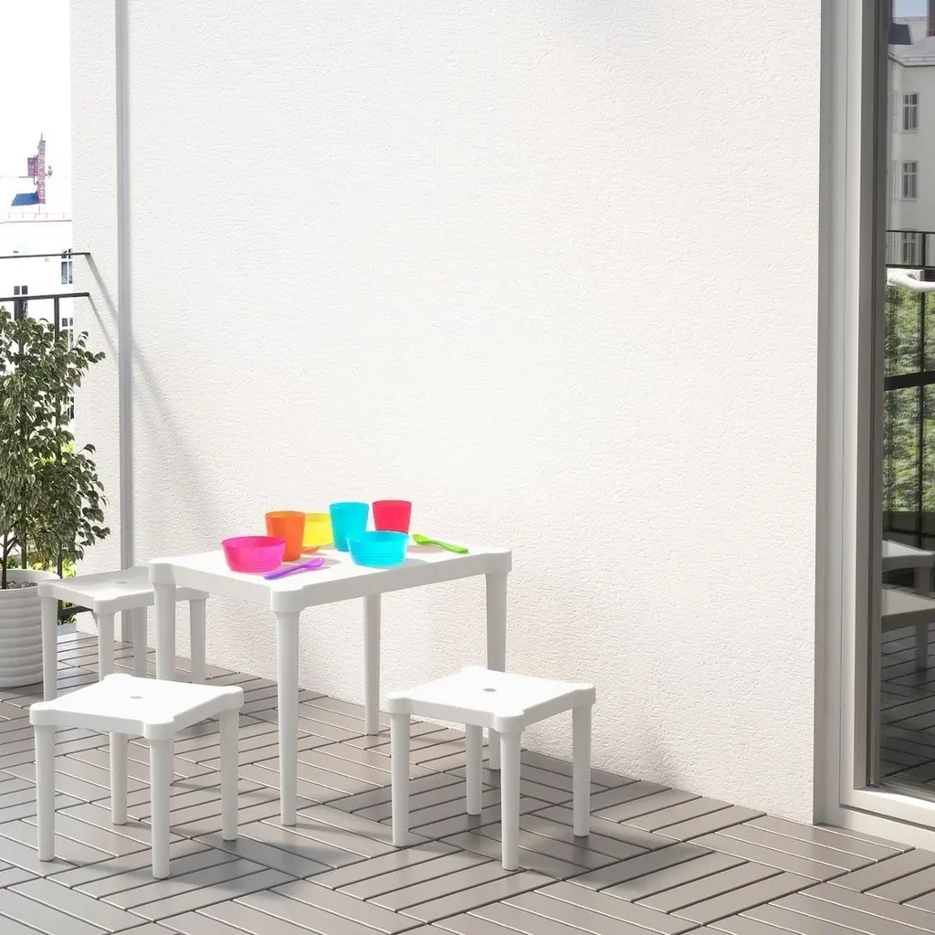 Детский стульчик IKEA Utter, белый