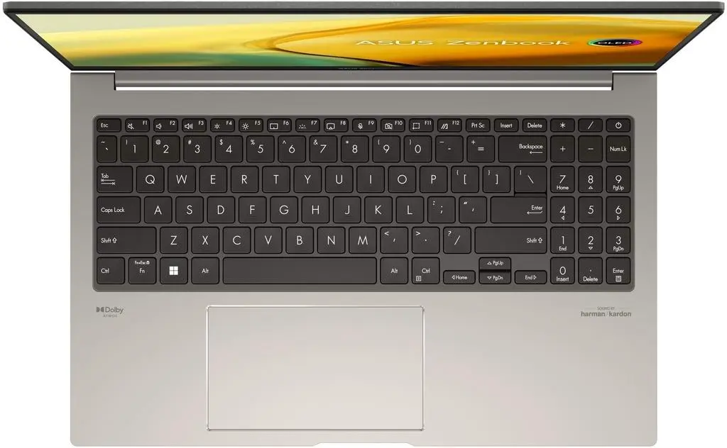 Laptop Asus Zenbook 15 OLED UM3504DA (15.6"/2.8K/Ryzen 7 7735U/32GB/1TB), gri