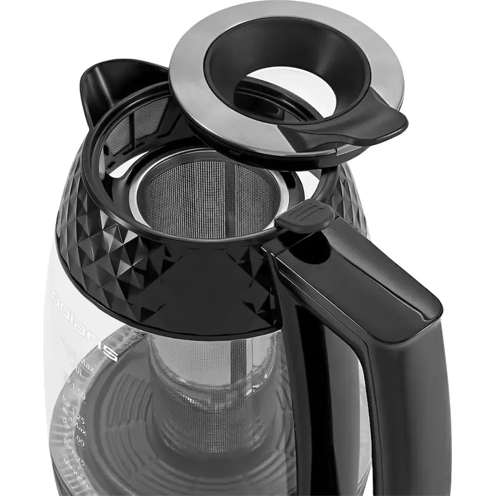 Fierbător de apă Polaris PWK1823CGLD WIFI, negru