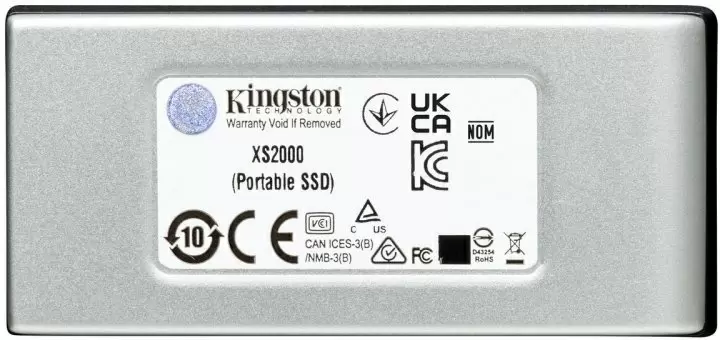 Disc rigid SSD extern Kingston XS2000 2TB, argintiu