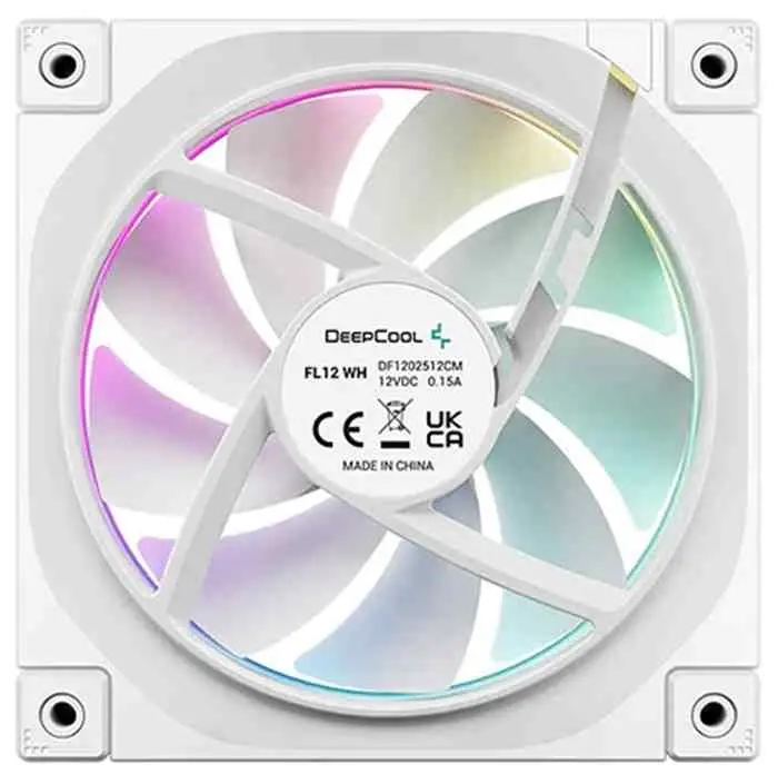 Вентилятор для корпуса DeepCool FL12 WH, белый
