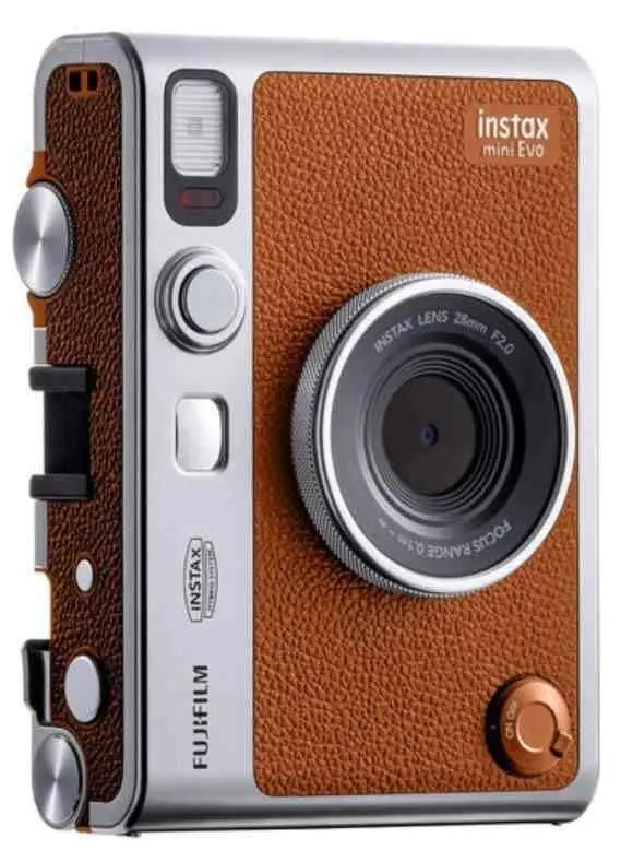 Фотоаппарат моментальной печати Fujifilm Instax Mini Evo, коричневый на tehnoparc.md Фотоаппарат моментальной печати Fujifilm Instax Mini Evo, коричневый