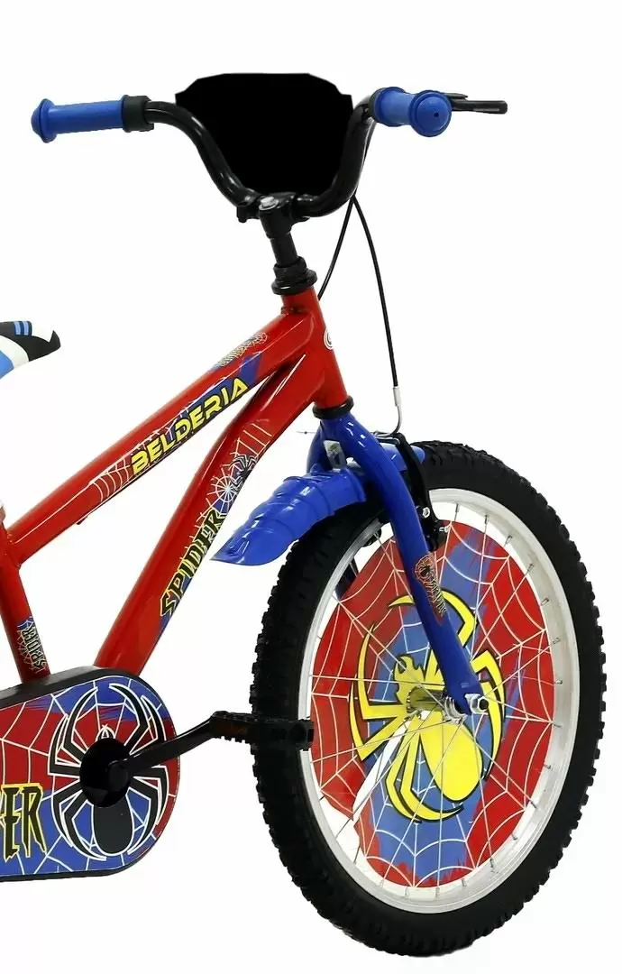 Bicicletă pentru copii Belderia Spider 20, negru/albastru
