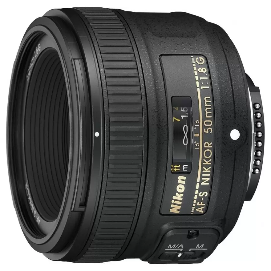 Obiectiv Nikon AF-S Nikkor 50mm f/1.8G, negru