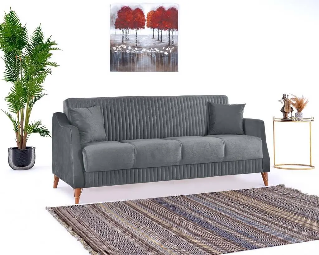 Диван Fabulous Erciyes 3-местный 52-103, серый