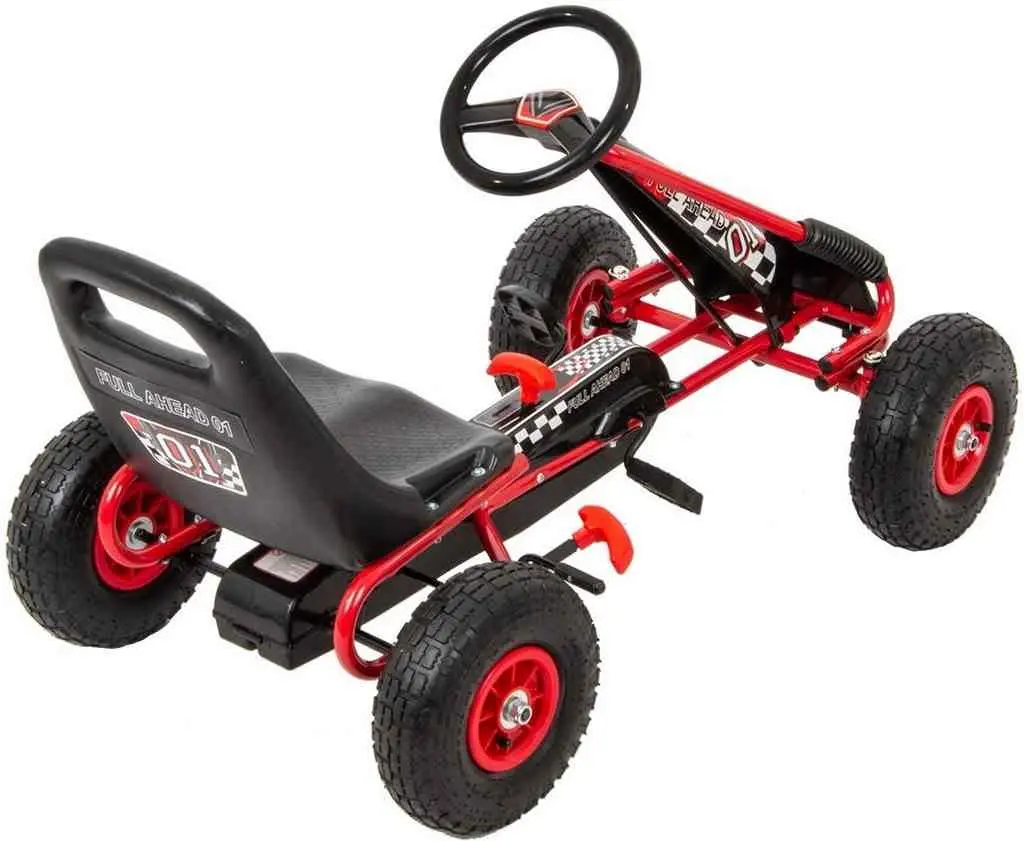 Kart cu pedale Enero Sport Go-Kart 01, roșu pe tehnoparc.md Kart cu pedale Enero Sport Go-Kart 01, roșu