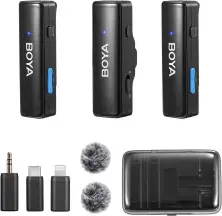 Microfon Boya Boyalink, negru