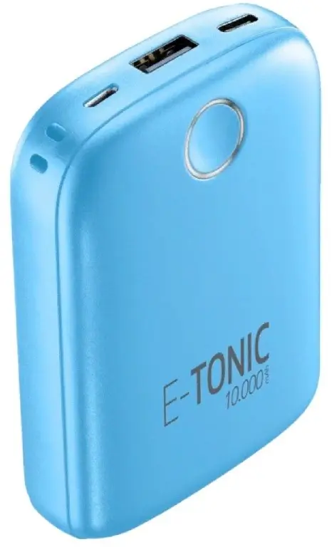 Acumulator extern E-Tonic SYPBHD10000 10000mAh, albastru deschis pe tehnoparc.md Acumulator extern E-Tonic SYPBHD10000 10000mAh, albastru deschis