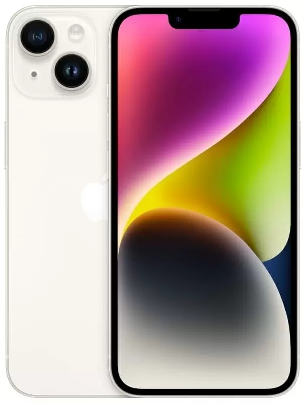 Smartphone Apple iPhone 14 256GB, alb