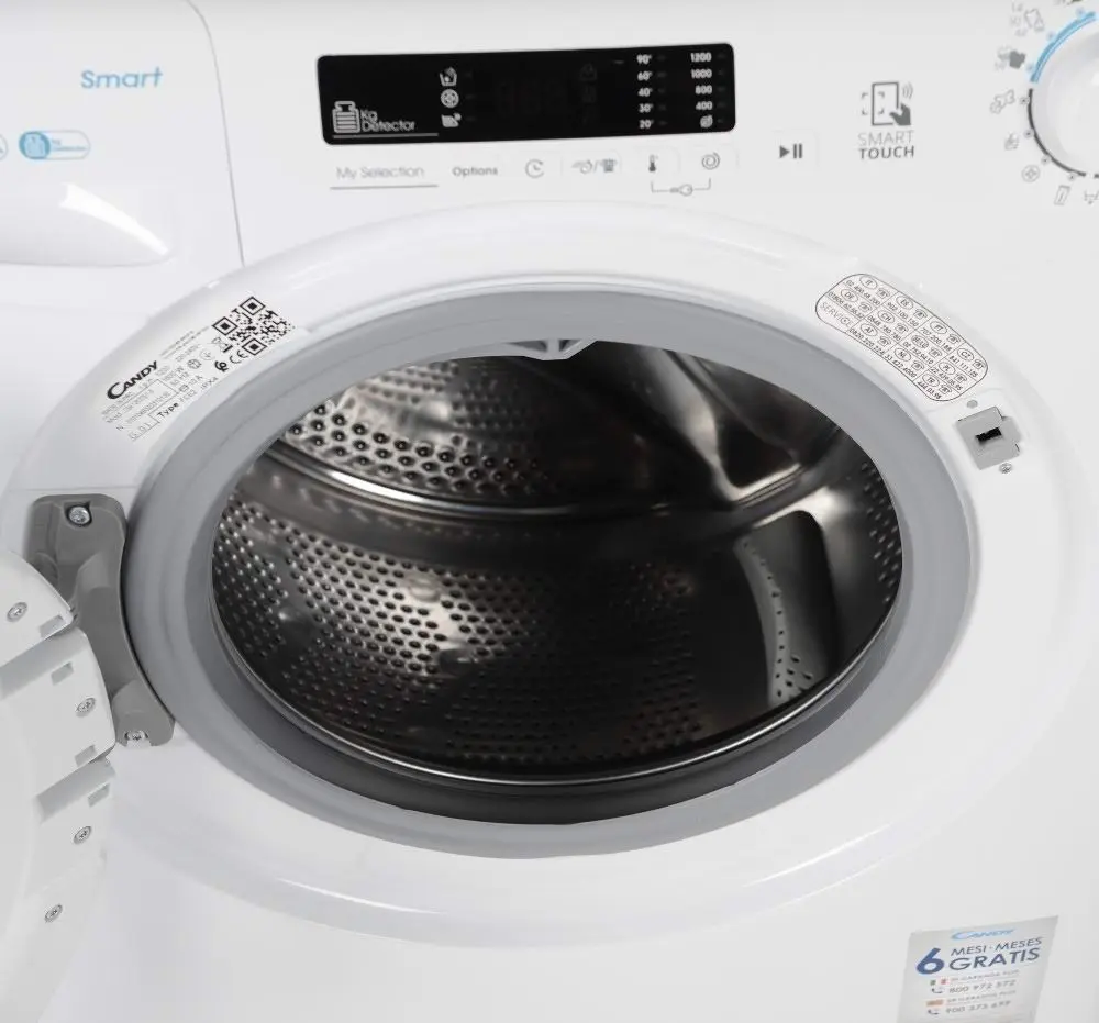 Maşină de spălat rufe Candy CS4 1262DE/1-S, alb