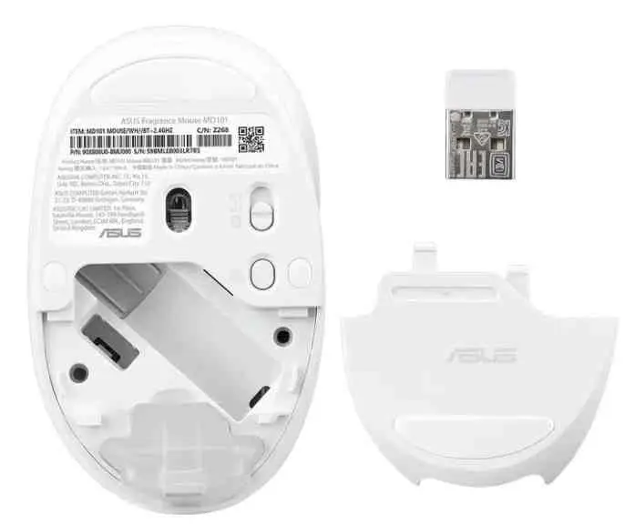 Mouse Asus MD101, alb