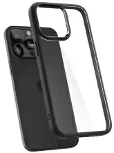 Husă de protecție Spigen iPhone 15 Pro Ultra Hybrid Matte, transparent/negru