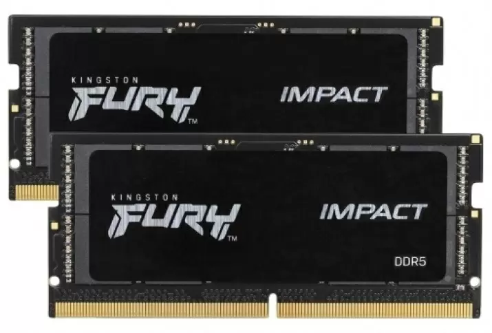 Оперативная память SO-DIMM Kingston Fury Beast 16GB (2x8GB) DDR5-4800MHz, CL38, 1.1V