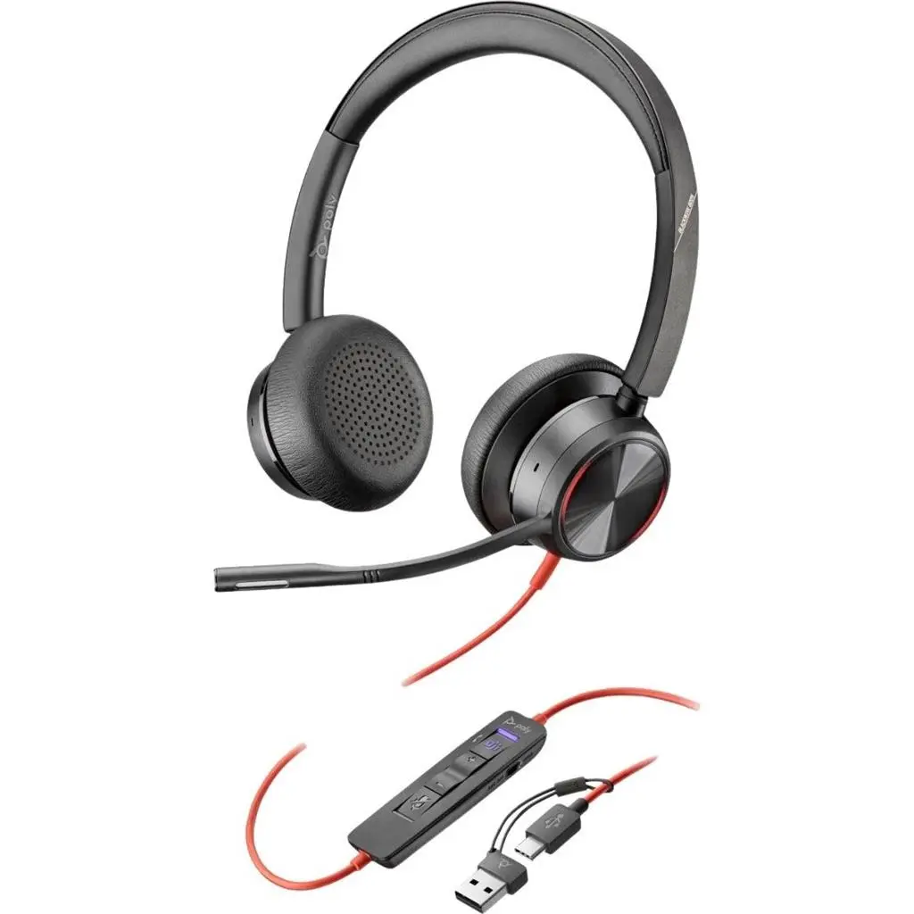 Наушники Poly BW 8225 Stereo, черный на tehnoparc.md Наушники Poly BW 8225 Stereo, черный