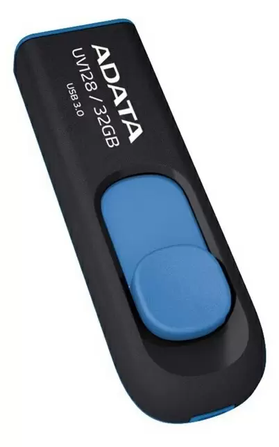 USB-флешка A-Data UV128 32GB, черный/синий