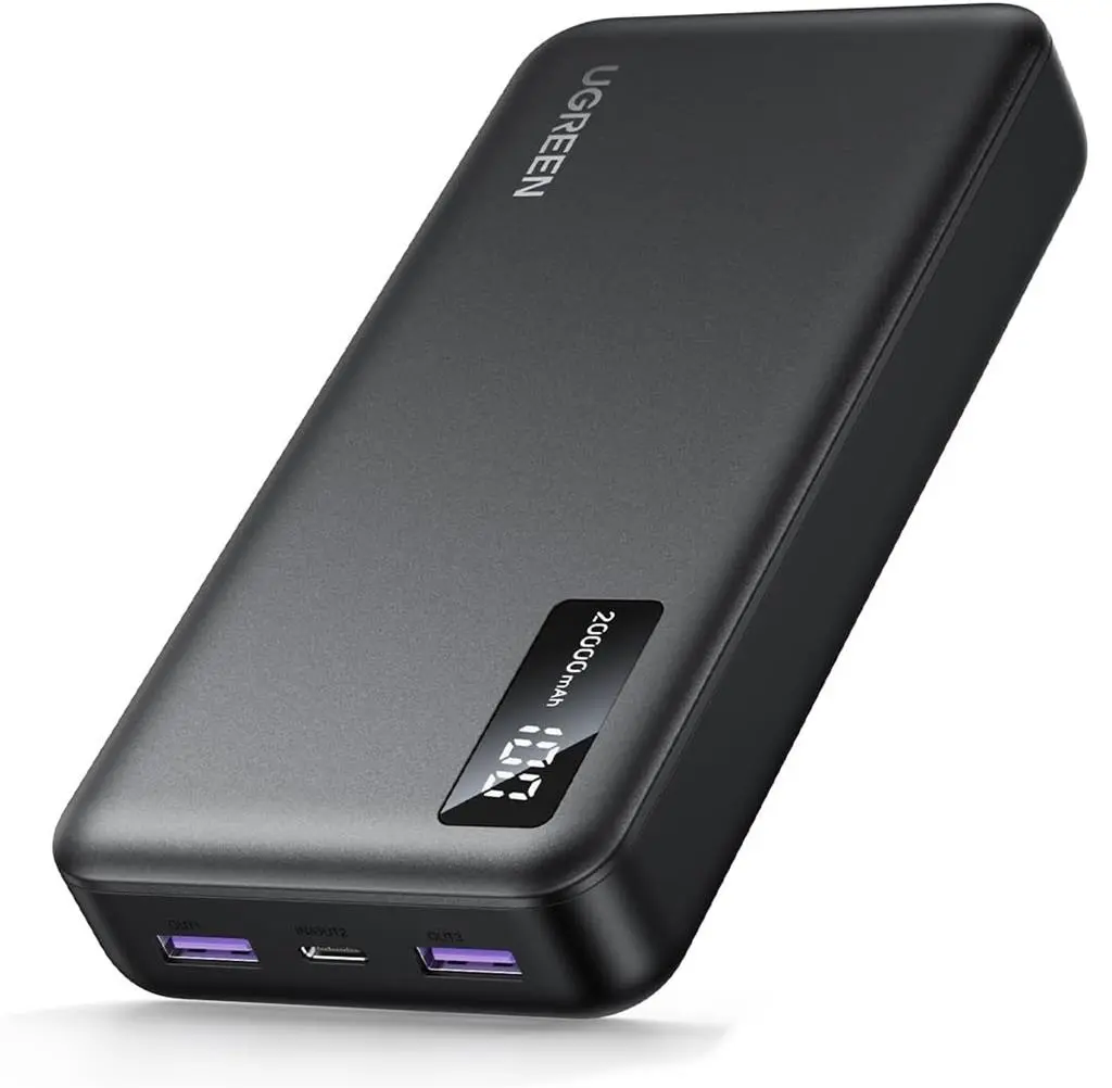 Внешний аккумулятор Ugreen Two-way 20000mAh 20W, черный на tehnoparc.md Внешний аккумулятор Ugreen Two-way 20000mAh 20W, черный