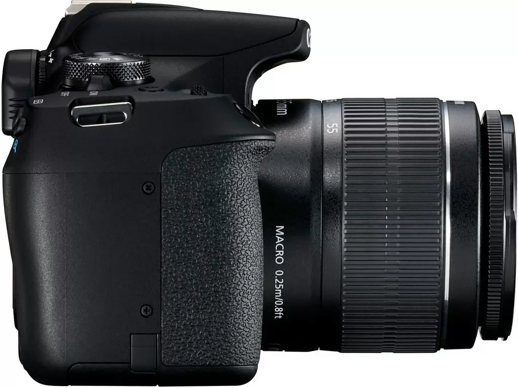 Зеркальный фотоаппарат Canon EOS 2000D + EF-S 18-55mm f/3.5-5.6 IS II Kit, черный