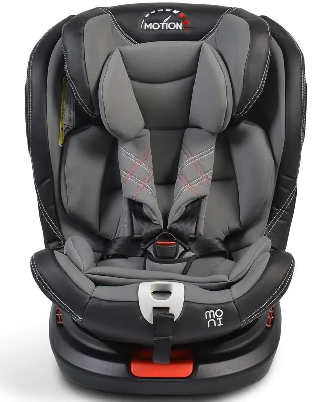 Детское автокресло Moni Motion Isofix, черный/серый