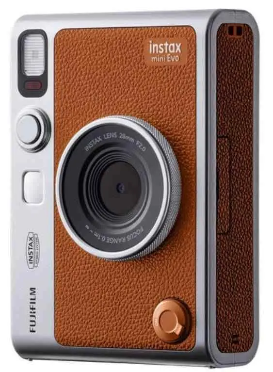 Фотоаппарат моментальной печати Fujifilm Instax Mini Evo, коричневый на tehnoparc.md Фотоаппарат моментальной печати Fujifilm Instax Mini Evo, коричневый