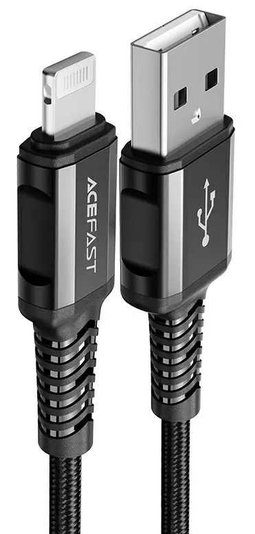USB Кабель Acefast USB to Lightning, черный