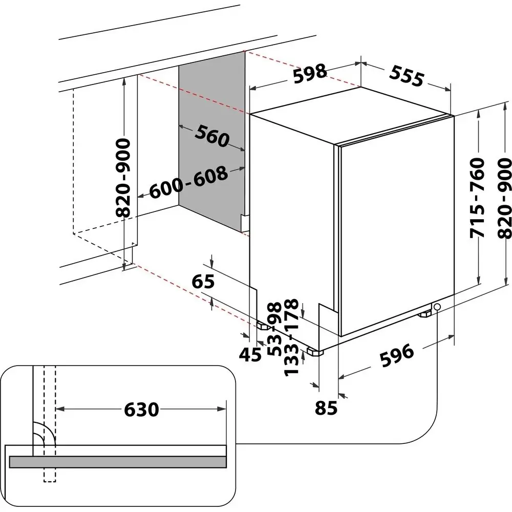 Посудомоечная машина Whirpool W8I HF58 TU