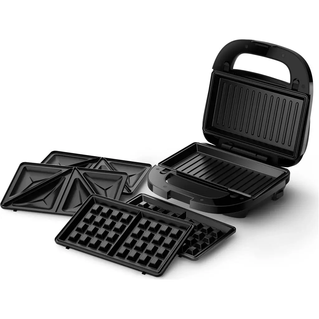 Aparat pentru preparat sandwich Philips HD2350/80, negru