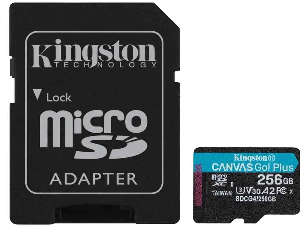 Карта памяти Kingston microSD 256GB Class10 A2 UHS-I U3 (V30) + SD Adapter на tehnoparc.md Карта памяти Kingston microSD 256GB Class10 A2 UHS-I U3 (V30) + SD Adapter