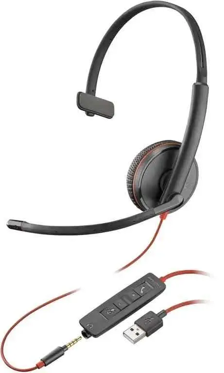 Căşti Poly 80S06A6, negru pe tehnoparc.md Căşti Poly 80S06A6, negru