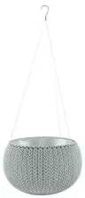 Ghiveci Curver Cozy S Hanging, gri