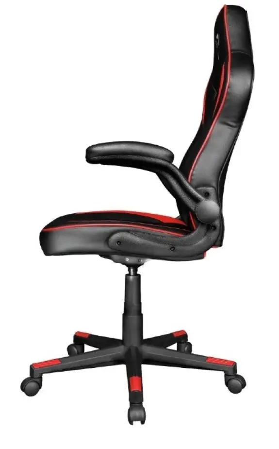 Геймерское кресло Trust GXT 704 Ravy, черный/красный на tehnoparc.md Геймерское кресло Trust GXT 704 Ravy, черный/красный