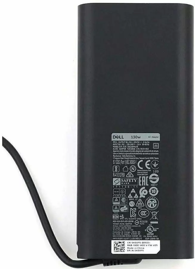 Зарядка для ноутбука Dell Type-C 130W 450-AHRG, черный