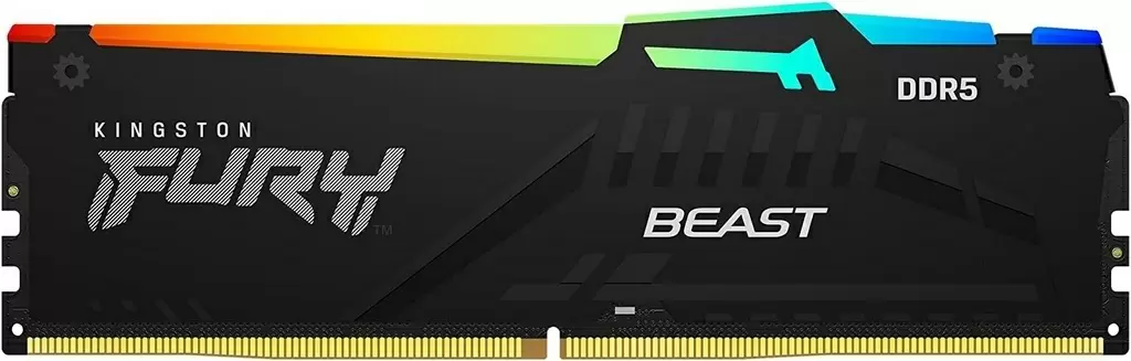 Оперативная память Kingston Fury Beast 16GB (2x8GB) DDR5-6000MHz, CL40-40-40, 1.35V