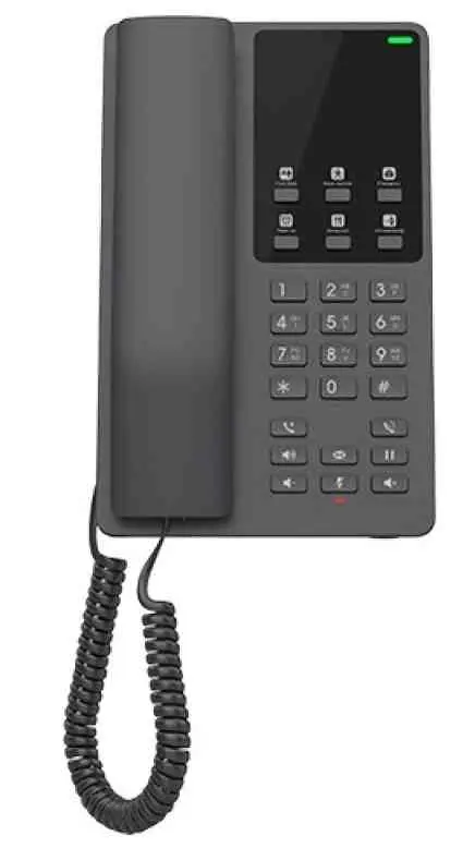 Telefon IP Grandstream GHP621, negru