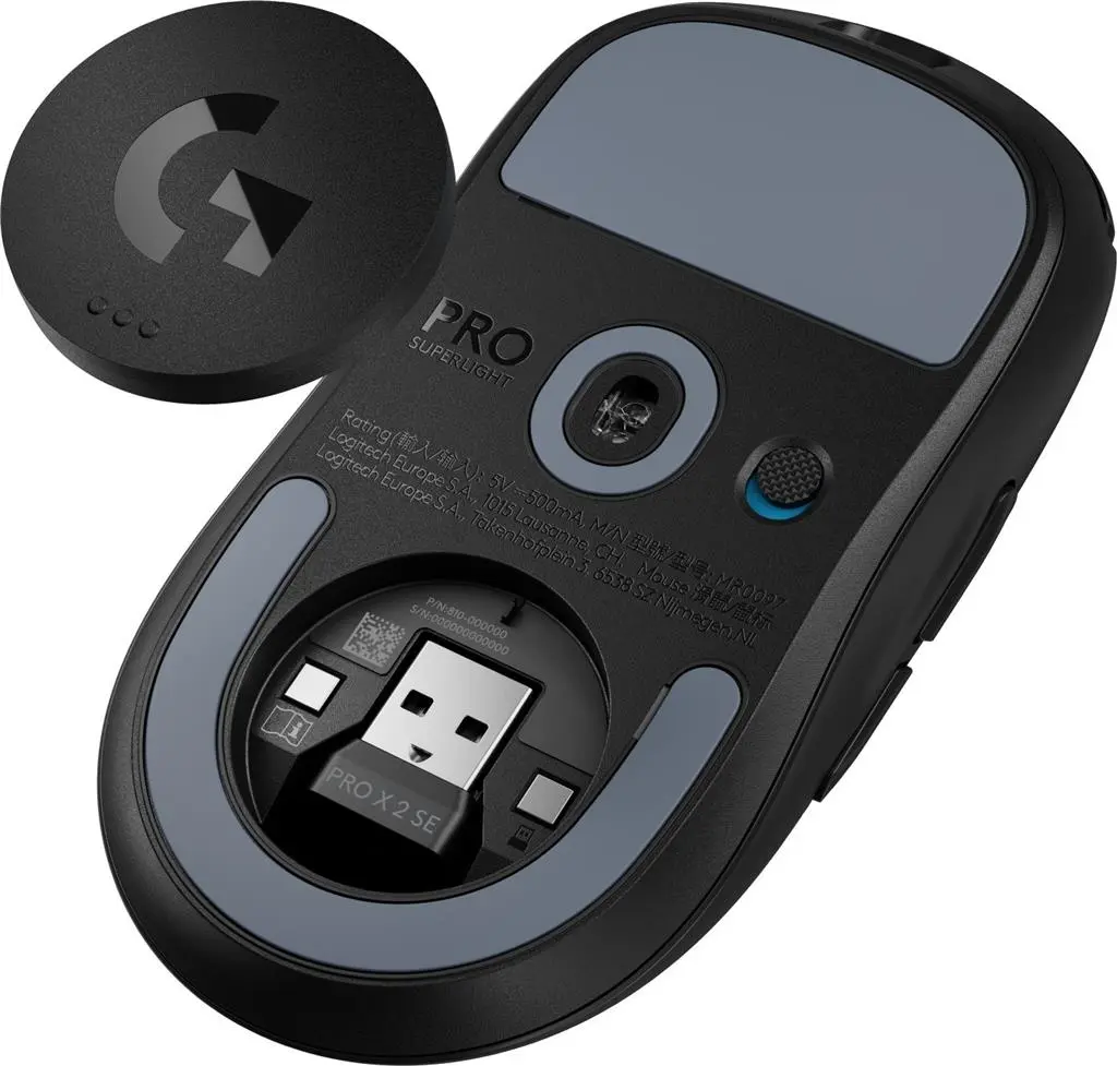 Mouse Logitech PRO X Superlight 2 SE Lightspeed, negru