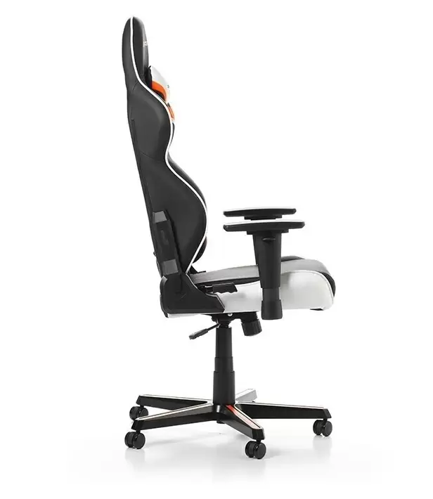 Компьютерное кресло DXRacer Racing GC-R288-NOW-Z1, черный/оранжевый/белый