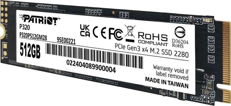 Disc rigid SSD Patriot P320 M.2 NVMe, 512GB pe tehnoparc.md Disc rigid SSD Patriot P320 M.2 NVMe, 512GB