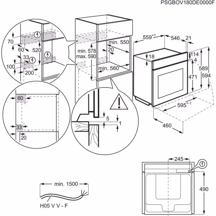 Cuptor electric AEG BPK949330T, negru pe tehnoparc.md Cuptor electric AEG BPK949330T, negru