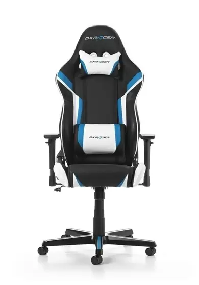 Компьютерное кресло DXRacer Racing GC-R288-NBW-Z1, черный/белый/синий
