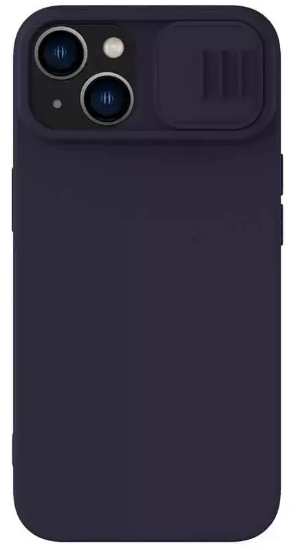Husă de protecție Nillkin Apple iPhone 14 Plus CamShield Silky Silicone Case, violet