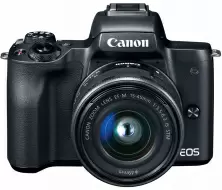Системный фотоаппарат Canon EOS M50 Black + EF-M 15-45mm f/3.5-6.3 IS STM Kit, черный