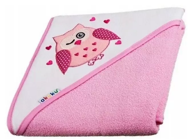 Полотенце для детей Akuku A1243 100x100см, розовый